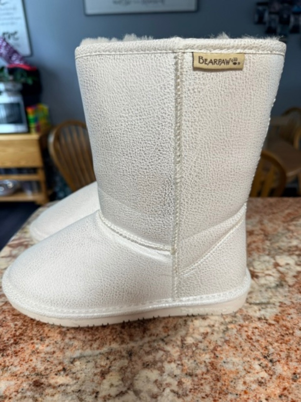BearPaw suede sheepskin boots